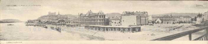 Panoramatick pohad na stavbu koly v roku 1904.
Klikni a zvi